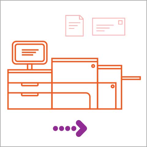 PRINTING<br><small>Laser printing<br>Coloured or black & white<br>Single-sided or duplex</small>